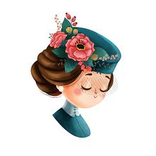 Mary Poppins. Character Design, Editorial Design, and Traditional illustration project by Marta García Pérez - 10.24.2016
