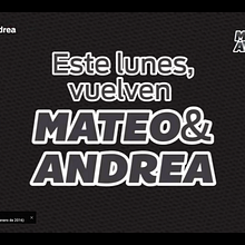 Mateo&Andrea: Vídeo redes sociales. Un proyecto de Diseño gráfico de David Páramo Reina - 25.08.2016