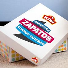 Kiwi: Inaugura zapatos cuando quieras. Een project van  Art direction,  Ontwerp, Packaging y  Reclame van Daniel García Cabaleiro - 09.07.2016