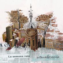 1909, Rosa de fuego. Traditional illustration project by Daniel Majà - 12.16.2014