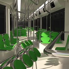 metro. 3D, Arquitetura, e Arquitetura de interiores projeto de Alejandro Guerra Herrera - 25.10.2016