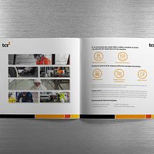 Dosier corporativo TCR. Editorial Design, and Graphic Design project by Claudia Domingo Mallol - 10.24.2016