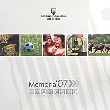 LOTERIAS Y APUESTAS DEL ESTADO. MEMORIA ANUAL.. Art Direction, Editorial Design, and Graphic Design project by Eduardo Alonso - 10.27.2007