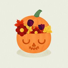 It's the Great Pumpkin. Traditional illustration project by Eva Mez - 10.28.2016