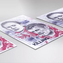 Proyecto curso: Ilustración artística y comercial. THE KILLING. Graphic Design, and Traditional illustration project by Gonzalo Codoñer Contell - 10.28.2016