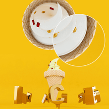 ICE-CREAM . % Mario Patricio Velasco Rodríguez tarafından hazırlanan 3D, Animas, on, Hareketli Grafikler, Ses Tasarımı, Ve Video projesi - 07.10.2016