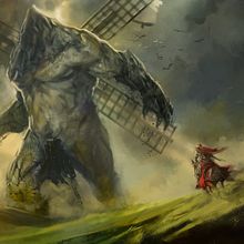 La leyenda de La Mancha. Traditional illustration project by Adrián Iglesias - 10.29.2016