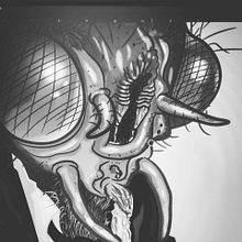 Return of the Fly. Film, Art Direction, Character Design, Editorial Design, Graphic Design, Traditional illustration, and Painting project by Capitan Anarchy - 10.30.2016