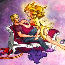 Clint y la señorita. Un projet de Illustration traditionnelle de Patricia SM - 31.03.2016
