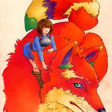 Nora y el zorro de cenizas. Un projet de Illustration traditionnelle de Patricia SM - 31.08.2015