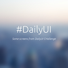 DailyUI Challenge - #DailyUI. UX / UI projeto de Miguel Ángel Rodríguez - 19.11.2016