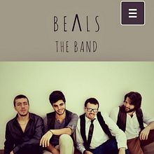 Beals The Band. Br, ing, Identit, Design, Graphic Design, Web Design, and Social Media project by Andrea Peiruza - 11.02.2016