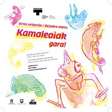 KAMALEOIAK GARA! Tabakalera. Design gráfico e Ilustração tradicional projeto de Josune Urrutia Asua - 03.07.2016