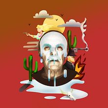 Westworld //Mi Proyecto del curso: Ilustración exprés con Illustrator y Photoshop. Traditional illustration project by cfasencio - 11.07.2016