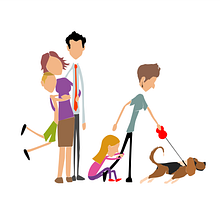 Mi familia. Un projet de Beaux Arts, Design , Conception de personnages, Design graphique et Illustration traditionnelle de Elvira Miguel Domínguez - 04.11.2016