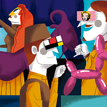 Виж! MAGAZINE - Nº10. Art Direction, Character Design, and Traditional illustration project by Jhonny Núñez - 11.05.2016