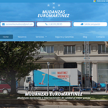 Mudanzas en Zaragoza Euromartínez. Web Design projeto de Alex Costelo - 01.11.2016