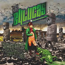 portada disco musical+ logo LAS BULUCAS /cumbia-ska. Un proyecto de Diseño, Ilustración tradicional y Música de Juan Navarro Lorente - 06.11.2016