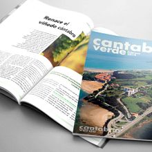 Revista Cantabria Verde. Un progetto di Design editoriale e Graphic design di Víctor Manuel Ozcáriz Almeida - 11.06.2014