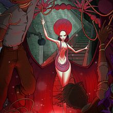 Tríptico de portadas. Queen of Roses. Fine Arts, and Traditional illustration project by Enrique Fortes Enríquez - 11.07.2016