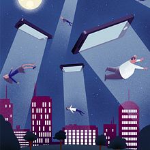 Smart phone abduction. Un proyecto de Bellas Artes, Diseño, Ilustración tradicional y Publicidad de Javi Travi - 07.11.2016