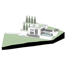 Casa para un Coleccionista de Arte. Un proyecto de Arquitectura, Diseño e Infografía de José Manuel Soriano López - 31.08.2008