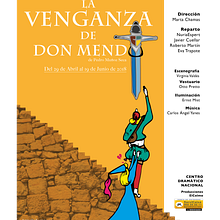 Cartel para obra de Teatro, con ilustración a mano.. Un proyecto de Diseño gráfico e Ilustración tradicional de pilar vera marañón - 08.11.2016