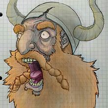 Meanwhile at the office.... Un proyecto de Bellas Artes, Diseño de personajes e Ilustración tradicional de Rojo Martínez - 09.11.2016