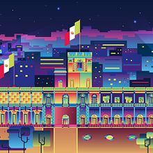 Castillo de Chapultepec. Projekt z dziedziny  Architektura, Trad, c i jna ilustracja użytkownika Erik Gonzalez - 11.11.2016