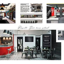 Proyectos: interiorismo de locales y viviendas. Un proyecto de Arquitectura, Arquitectura interior, Arte urbano, Diseño de iluminación, Diseño de interiores, Diseño gráfico y Escenografía de ana Tuda - 12.11.2016