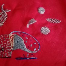 Pequeño trabajo de bordado.. Arts, and Crafts project by solonecesitaselsol - 11.13.2016