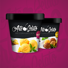 Arte Gelato. Un proyecto de Br, ing e Identidad, Consultoría creativa, Diseño, Diseño de producto, Diseño gráfico, Marketing y Packaging de Jonathan Prado - 13.11.2016