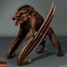 Chupacabras. 3D, Animation, and Character Design project by Hector Lucas - 09.27.2015