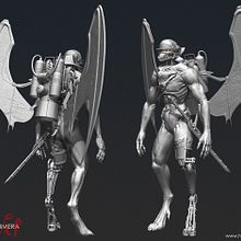 Cyborg Chimera. 3D, Animation, and Character Design project by Hector Lucas - 05.21.2016