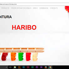 Prototipo pagina web HARIBO. Projekt z dziedziny Tworzenie stron internetow, ch, Design, Projektowanie graficzne, Web design, Informat i ka użytkownika Judith Engelhardt Moya - 14.11.2016