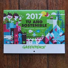 GREENPEACE/CALENDARIO 2017. Art Direction, Editorial Design, and Traditional illustration project by Del Hambre - 11.14.2016