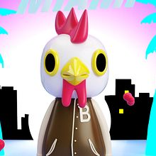 Mi Proyecto del curso: Diseño de personajes en Cinema 4D: del boceto a la impresión 3D. Projekt z dziedziny 3D,  Manager art, st, czn, Projektowanie zabawek, Projektowanie postaci, Trad, c i jna ilustracja użytkownika Carmen Rosa Soler Avilés - 14.11.2016