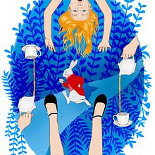 Alice in Wonderland. Un progetto di Illustrazione tradizionale di Ajo Galván - 15.11.2016