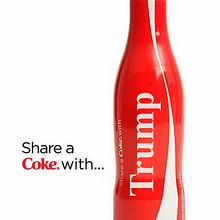  Coca Cola Trump. Collage, Graphic Design, and Marketing project by Marco Barneto - 11.15.2016