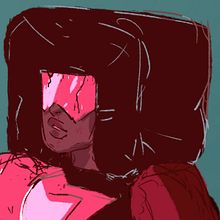Garnet. Character Design, and Traditional illustration project by Ana F. Rull - 11.17.2016
