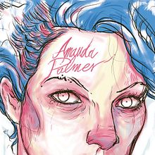 Amanda Palmer. Traditional illustration, and Painting project by Ana F. Rull - 11.17.2016