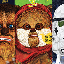 Tributo a Star Wars . Un projet de Illustration traditionnelle de Juan Pablo Elias - 24.09.2015
