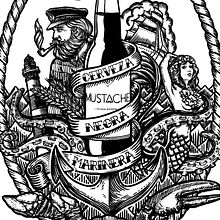 Mustache Cerveza. Traditional illustration project by Óscar Postigo - 11.17.2016