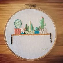 Mi primer bordado!. Arts, and Crafts project by Miriam Baonza - 06.20.2016