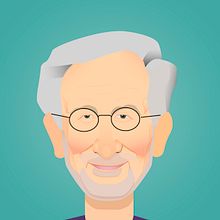 Steven Spielberg. Traditional illustration project by Carmen - 11.20.2016