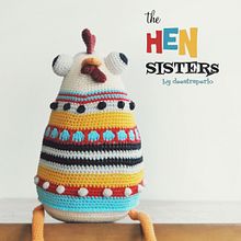 The Hen Sisters. Een project van Craft, Speelgoedontwerp y Ontwerp van personages van Maria Sommer - 27.08.2015