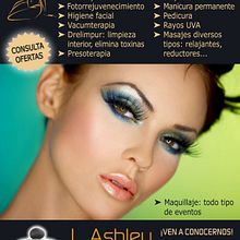 Flyer A6 - L. Ashley Peluqueros. Br, ing, Identit, Design, Graphic Design, and Marketing project by Víctor Manuel Puente Rodríguez - 11.21.2016