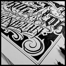 Diseño realizado para True World Tattoo Geneva. Con @eksen_one. Calligraph, Design, and Graphic Design project by sergio ardura vazquez - 11.21.2016