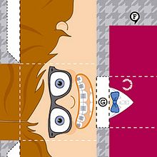 Personaje recortable. Design, Game Design, Character Design, Graphic Design, and Traditional illustration project by Laura Asensio - 11.21.2012