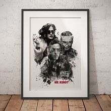Mr. Robot Poster. Een project van Film, video en televisie, Grafisch ontwerp y  Reclame van Kevin Barrera - 21.11.2016
